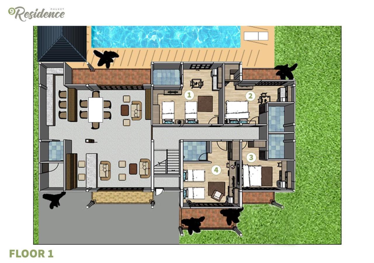 Phuket9 Residence 查龙 外观 照片